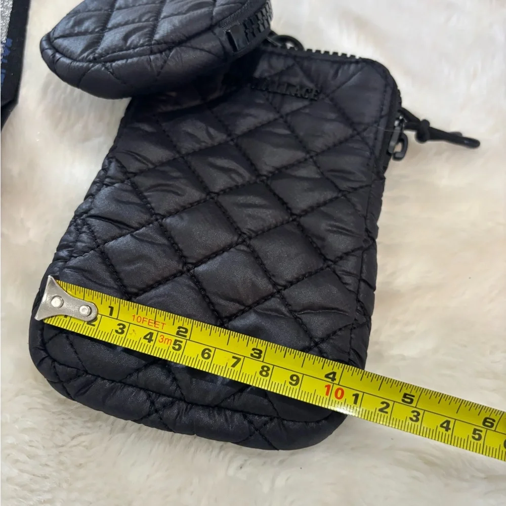 MZ Wallace Black Quilted Crossbody with Pouch - Picture 2 of 12